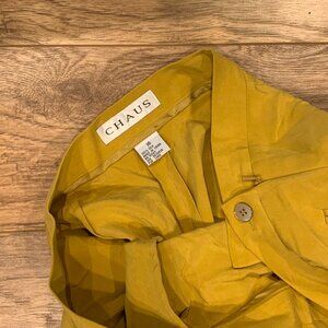 CHAUS Mustard Pants Size 16